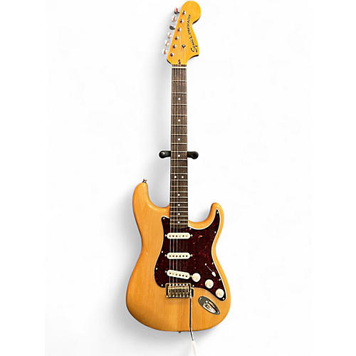 Used Squier Classic Vibe 70s Stratocaster Natural Solid Body Electric Guitar Natural