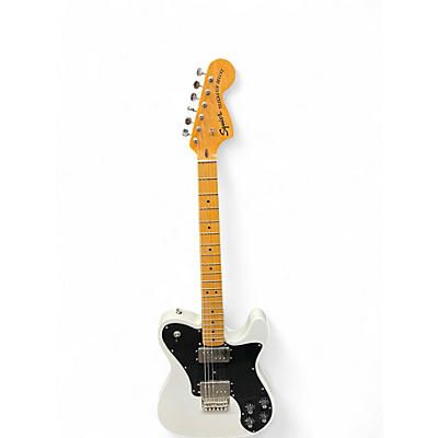 Used Squier Classic Vibe 70s Telecaster Deluxe Black and White Solid Body Electric Guitar