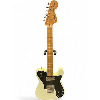 Used Squier Classic Vibe 70s Telecaster Deluxe Classic White Solid Body Electric Guitar