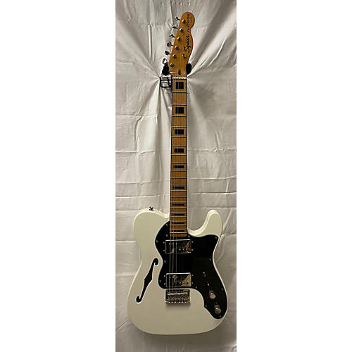 Squier Used Squier Classic Vibe 70s Telecaster Deluxe White Solid Body Electric Guitar White