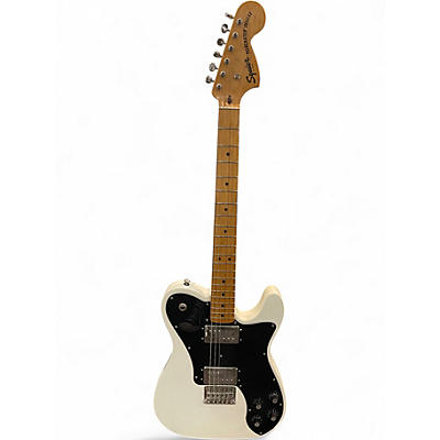 Used Squier Classic Vibe 70s Telecaster Deluxe White Solid Body Electric Guitar