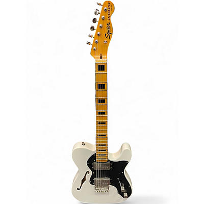 Used Squier Classic Vibe '70s Telecaster® Thinline Olympic White Hollow Body Electric Guitar