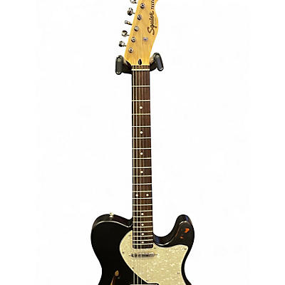 Used Squier Classic Vibe 70s Thinline Telecaster Black Hollow Body Electric Guitar