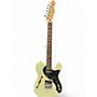 Used Squier Classic Vibe 70s Thinline Telecaster Cream Hollow Body Electric Guitar Cream