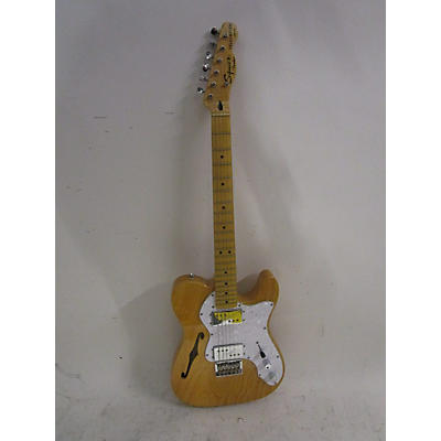 Squier Used Squier Classic Vibe 70s Thinline Telecaster Natural Hollow Body Electric Guitar