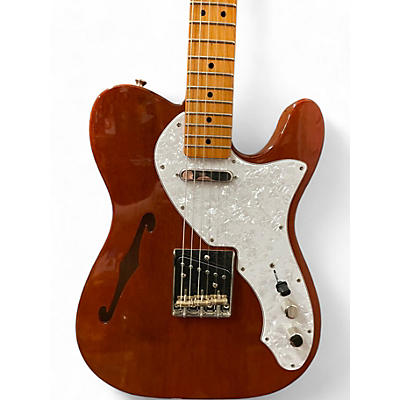 Used Squier Classic Vibe 70s Thinline Telecaster Natural Hollow Body Electric Guitar