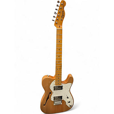 Used Squier Classic Vibe 70s Thinline Telecaster Natural Hollow Body Electric Guitar