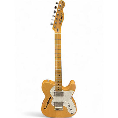 Used Squier Classic Vibe 70s Thinline Telecaster Natural Hollow Body Electric Guitar