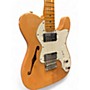 Used Squier Classic Vibe 70s Thinline Telecaster Natural Hollow Body Electric Guitar Natural