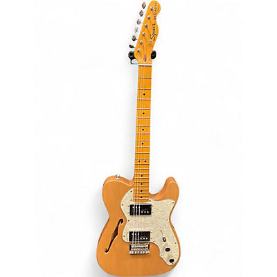 Used Squier Classic Vibe 70s Thinline Telecaster Natural Hollow Body Electric Guitar