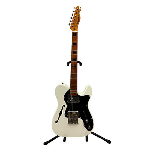 Squier Used Squier Classic Vibe 70s Thinline Telecaster Olympic White Hollow Body Electric Guitar Olympic White