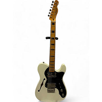 Squier Used Squier Classic Vibe 70s Thinline Telecaster Olympic White Hollow Body Electric Guitar