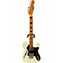 Used Squier Classic Vibe 70s Thinline Telecaster Olympic White Hollow Body Electric Guitar Olympic White