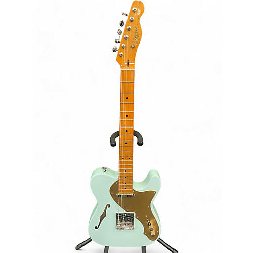 Squier Used Squier Classic Vibe 70s Thinline Telecaster Seafoam Green Hollow Body Electric Guitar Seafoam Green