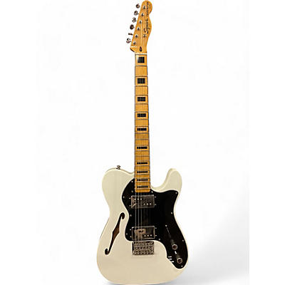 Squier Used Squier Classic Vibe 70s Thinline Telecaster WHITE Hollow Body Electric Guitar