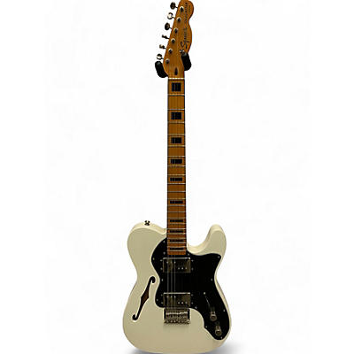 Squier Used Squier Classic Vibe 70s Thinline Telecaster WHITE Hollow Body Electric Guitar