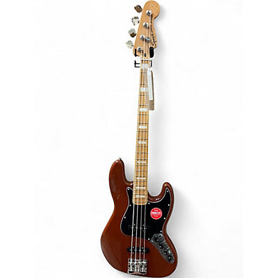 Used Squier Classic Vibe Active 70s Jazz Bass Mocha Electric Bass Guitar