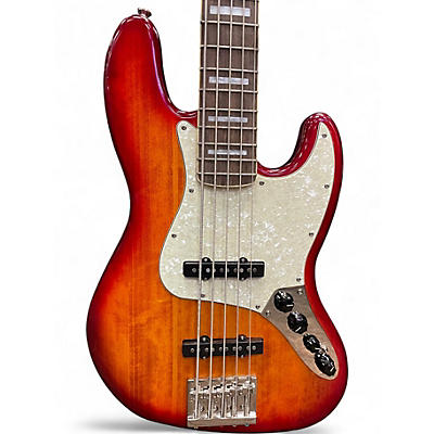 Used Squier Classic Vibe Active '70s Jazz Bass® V 2 Color Sunburst Electric Bass Guitar