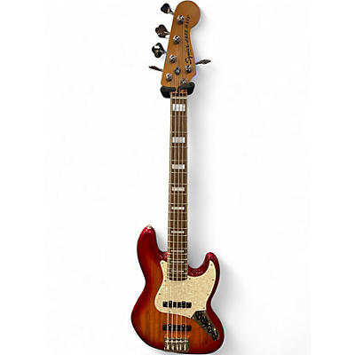 Used Squier Classic Vibe Active '70s Jazz Bass V Bass SIENNA SUNBURST Electric Bass Guitar