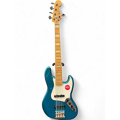 Used Squier Classic Vibe Active '70s Jazz Bass V Ocean Turquoise Electric Bass Guitar
