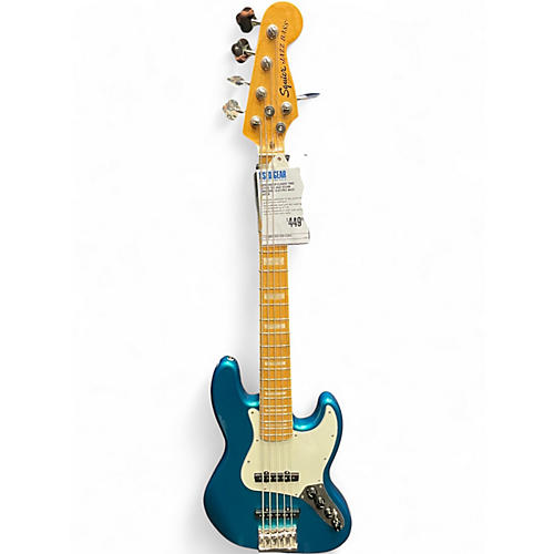 Used Squier Classic Vibe Active 70s Jazz Ocean Turquoise Electric Bass Guitar Ocean Turquoise