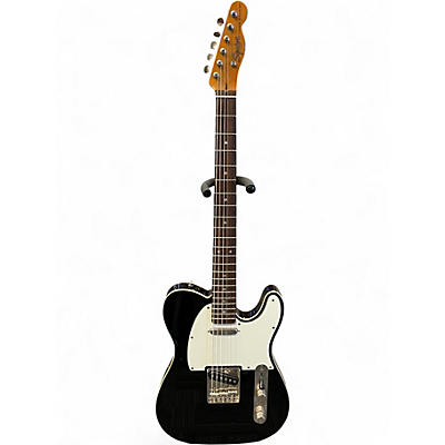 Used Squier Classic Vibe Baritone Custom Telecaster Black Solid Body Electric Guitar