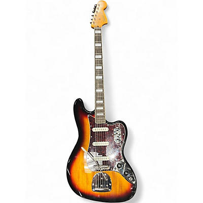 Used Squier Classic Vibe Bass VI 3 Color Sunburst Solid Body Electric Guitar