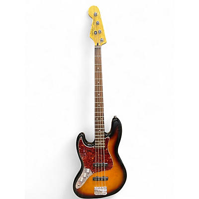 Used Squier Classic Vibe Jazz Bass Left Handed 3 Color Sunburst Electric Bass Guitar