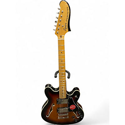 Used Squier Classic Vibe Starcaster 2 Color Sunburst Hollow Body Electric Guitar