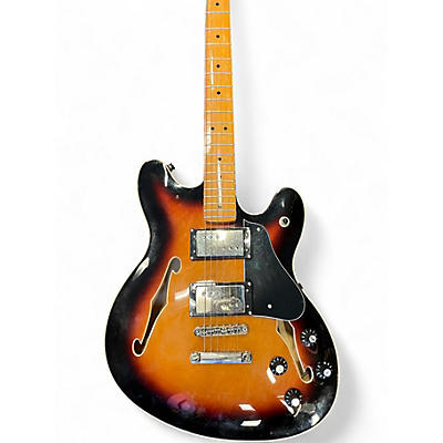 Used Squier Classic Vibe Starcaster 3 Color Sunburst Hollow Body Electric Guitar