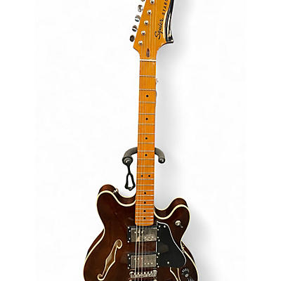 Used Squier Classic Vibe Starcaster Hollow Brown Hollow Body Electric Guitar