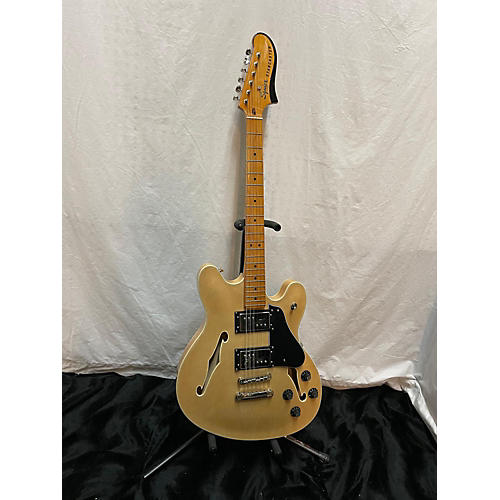 Squier Used Squier Classic Vibe Starcaster Hollow Natural Hollow Body Electric Guitar Natural