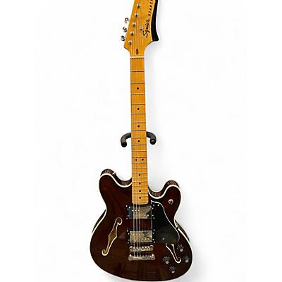 Used Squier Classic Vibe Starcaster Mahogany Hollow Body Electric Guitar