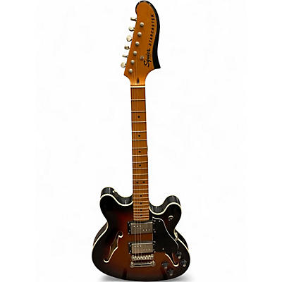 Used Squier Classic Vibe Starcaster Maple Hollow Body Electric Guitar