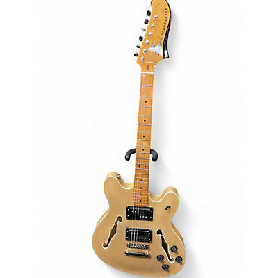 Used Squier Classic Vibe Starcaster Natural Hollow Body Electric Guitar