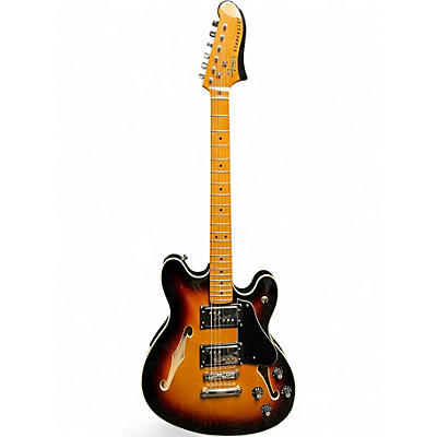 Used Squier Classic Vibe Starcaster Sunburst Hollow Body Electric Guitar