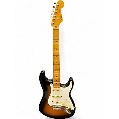 Used Squier Classic Vibe Stratocaster 2 Tone Sunburst Solid Body Electric Guitar