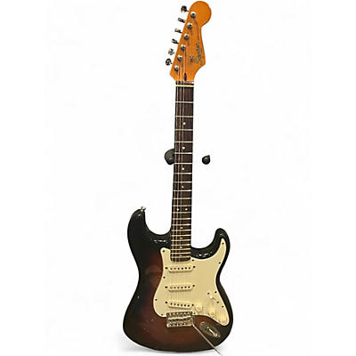 Used Squier Classic Vibe Stratocaster 3 Tone Sunburst Solid Body Electric Guitar