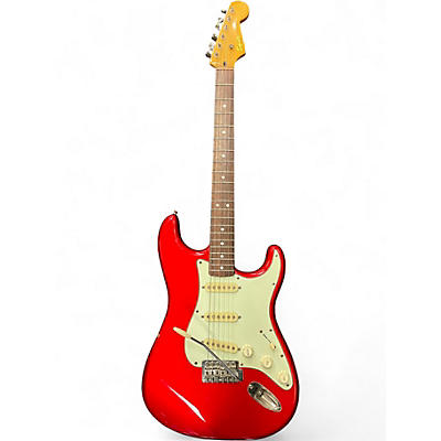 Used Squier Classic Vibe Stratocaster 60s Candy Apple Red Solid Body Electric Guitar