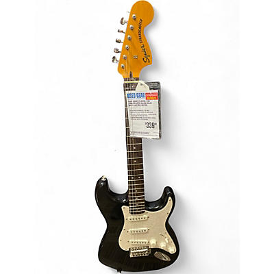 Used Squier Classic Vibe Stratocaster Black Solid Body Electric Guitar