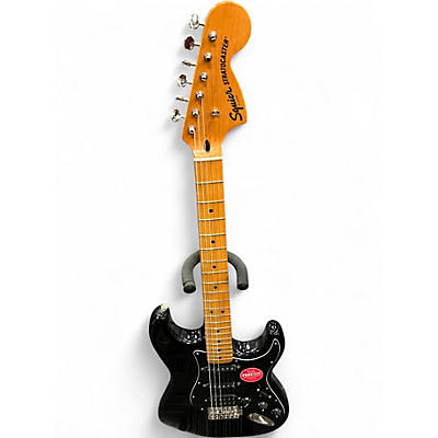 Used Squier Classic Vibe Stratocaster Black Solid Body Electric Guitar