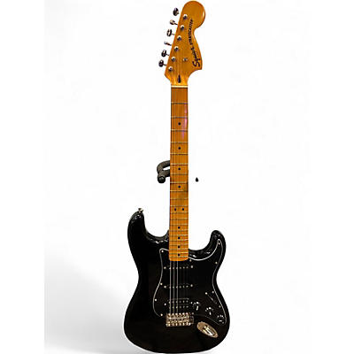 Used Squier Classic Vibe Stratocaster Black Solid Body Electric Guitar