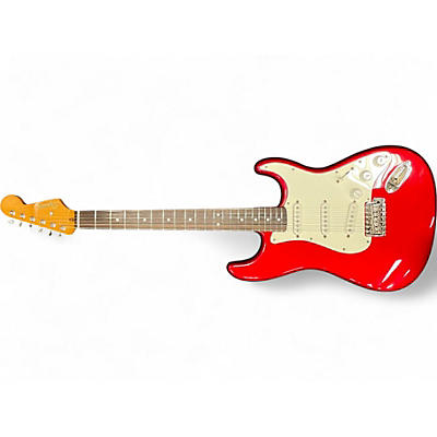 Squier Used Squier Classic Vibe Stratocaster Candy Apple Red Solid Body Electric Guitar