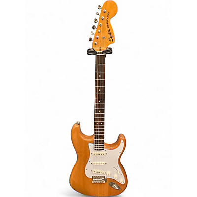 Used Squier Classic Vibe Stratocaster Natural Solid Body Electric Guitar