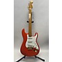 Used Squier Used Squier Classic Vibe Stratocaster Orange Solid Body Electric Guitar Orange