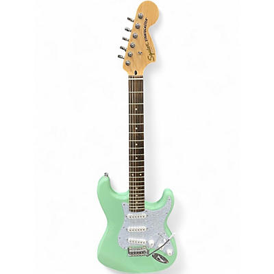Used Squier Classic Vibe Stratocaster Surf Green Solid Body Electric Guitar