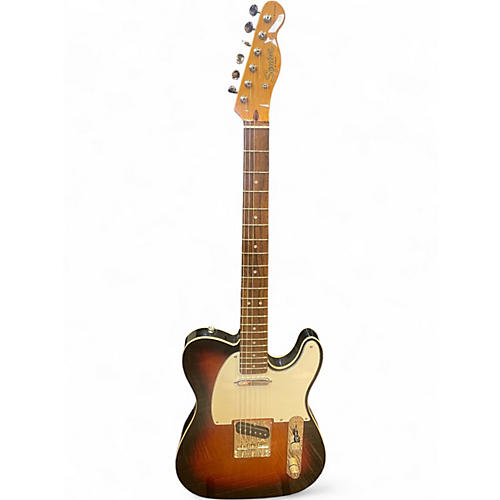 Used Squier Classic Vibe Telecaster Custom 3 Color Sunburst Solid Body Electric Guitar 3 Color Sunburst