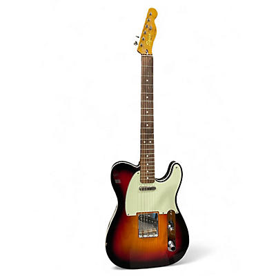 Used Squier Classic Vibe Telecaster Custom 3 Color Sunburst Solid Body Electric Guitar
