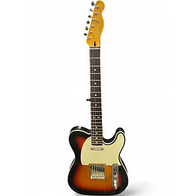 Used Squier Classic Vibe Telecaster Custom 3 Color Sunburst Solid Body Electric Guitar