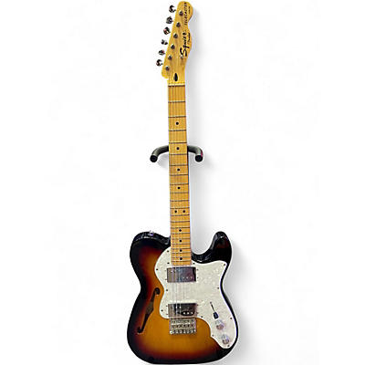Used Squier Classic Vibe Telecaster Thinline 2 Color Sunburst Hollow Body Electric Guitar